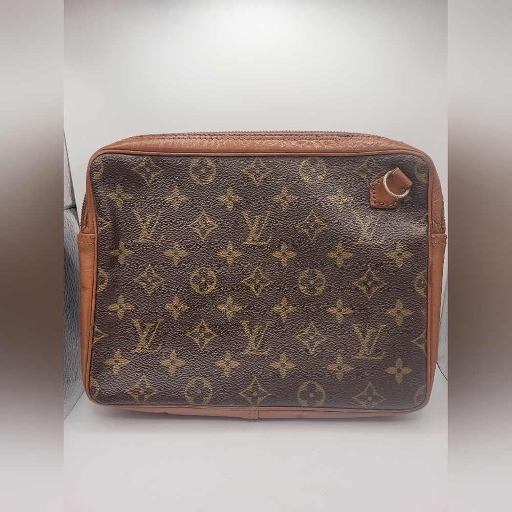 Louis Vuitton Monogram Pochette Dragonne Wristlet Bag - Picture 2 of 6